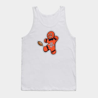 Denver Broncos Gingerbread Man Tank Top